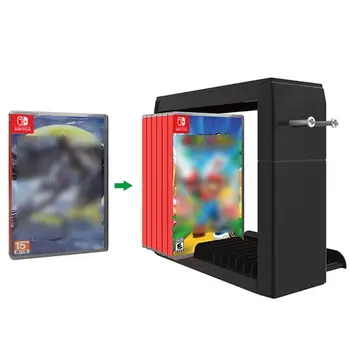 

Storage Bracket Game Card Disc Holder Handle Rack for NS Switch Game Console
