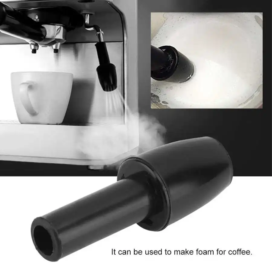 

Plastic Reusable Durable Coffee Machine Spout Make Foam Froth Nozzle Coffee Machine Part