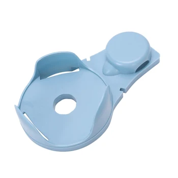 

Outlet Wall Mount Stand Hanger For Google Home Mini Voice Assistants, Compact Holder Case Plug In Kitchen Bathroom Bedroom(Blue)