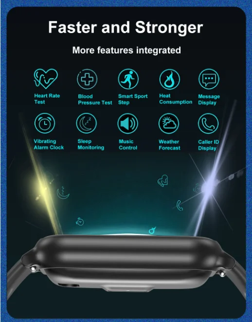 T70 Смарт часы IP67 Водонепроницаемый Спорт Bluetooth Браслет фитнес трекер для iOS телефон Android часы vs T80 Smartwatch