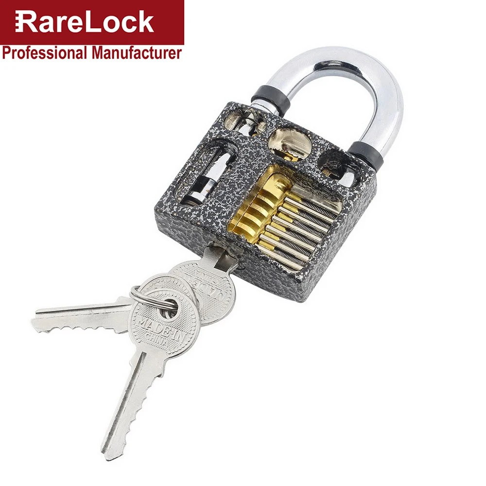 Rarelock висячий замок в разрезе слесарный инструмент внутри вид практики замок Обучение Тренер Скилл выбрать для начинающих MMS323 ff