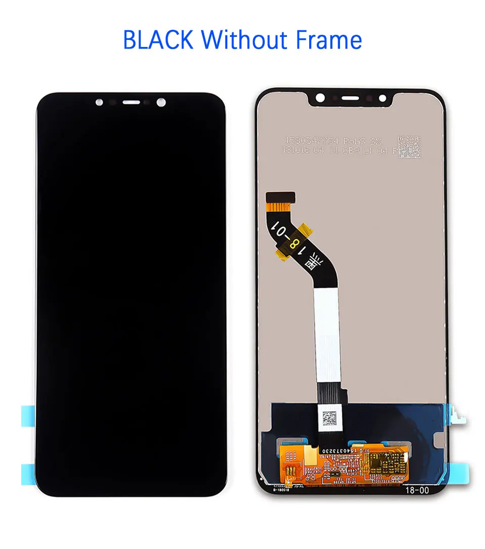 Замена экрана для Xiaomi Pocophone F1 ЖК-дисплей и сенсорный экран дигитайзер Рамка в сборе Набор для POCO F1 2246*1080 пикселей
