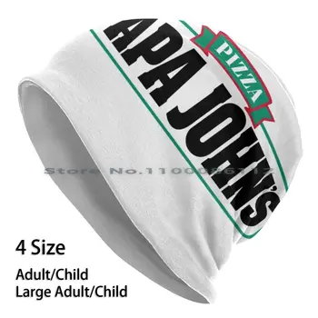 파파를 위한 맛있는 피자를 즐기세요 존 비니 니트 모자, Papa Johns Jimmys John Chik Fil A Black Drive In Caesar 피자 샌드위치