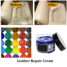 Household Leather Repair Cream Restore Car Seat Couch Shoes Sofa Scratch Scuffs Cream Leather Repair Filler Kit