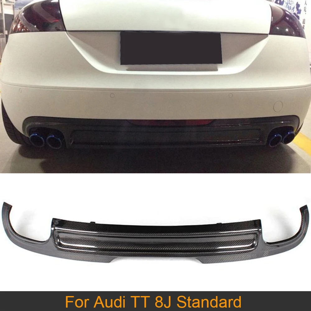 Автомобильный задний диффузор бампер для Audi TT 8J Standard 2008 2010 не США спойлер из