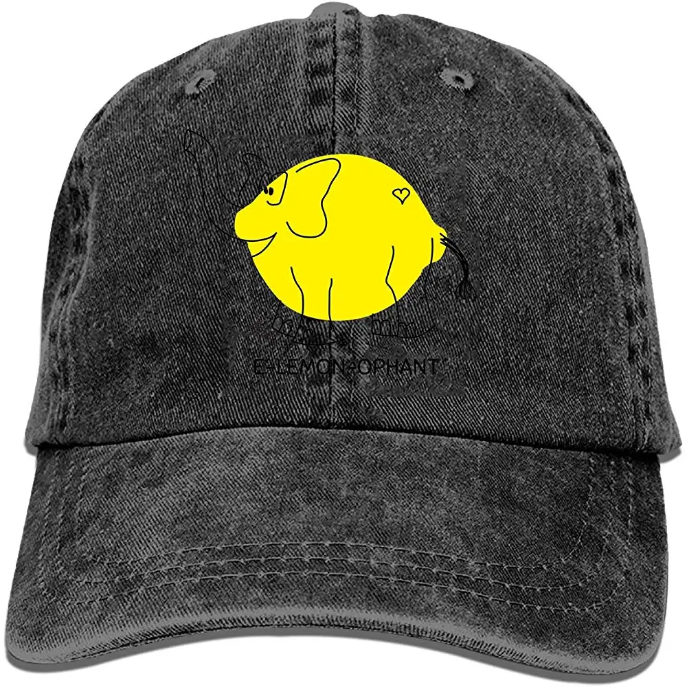 Черная бейсбольная Кепка-E Lemon Ophant Trucker, хлопковая винтажная Регулируемая Кепка для папы