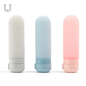 

Jordan&Judy 50ml Portable Silicone Small Bottle For Shampoo Travel Lotion Gel Bottling Squeeze Makeup Refillable Bottles