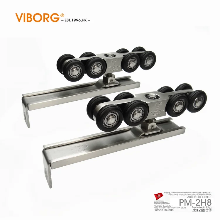 VIBORG супер тихий и гладкий подвесной комплект оборудования для раздвижных дверей