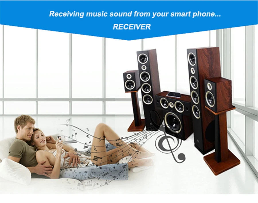 B6 bluetooth wireless audio receiver and transmitter 2in1 adapter  4