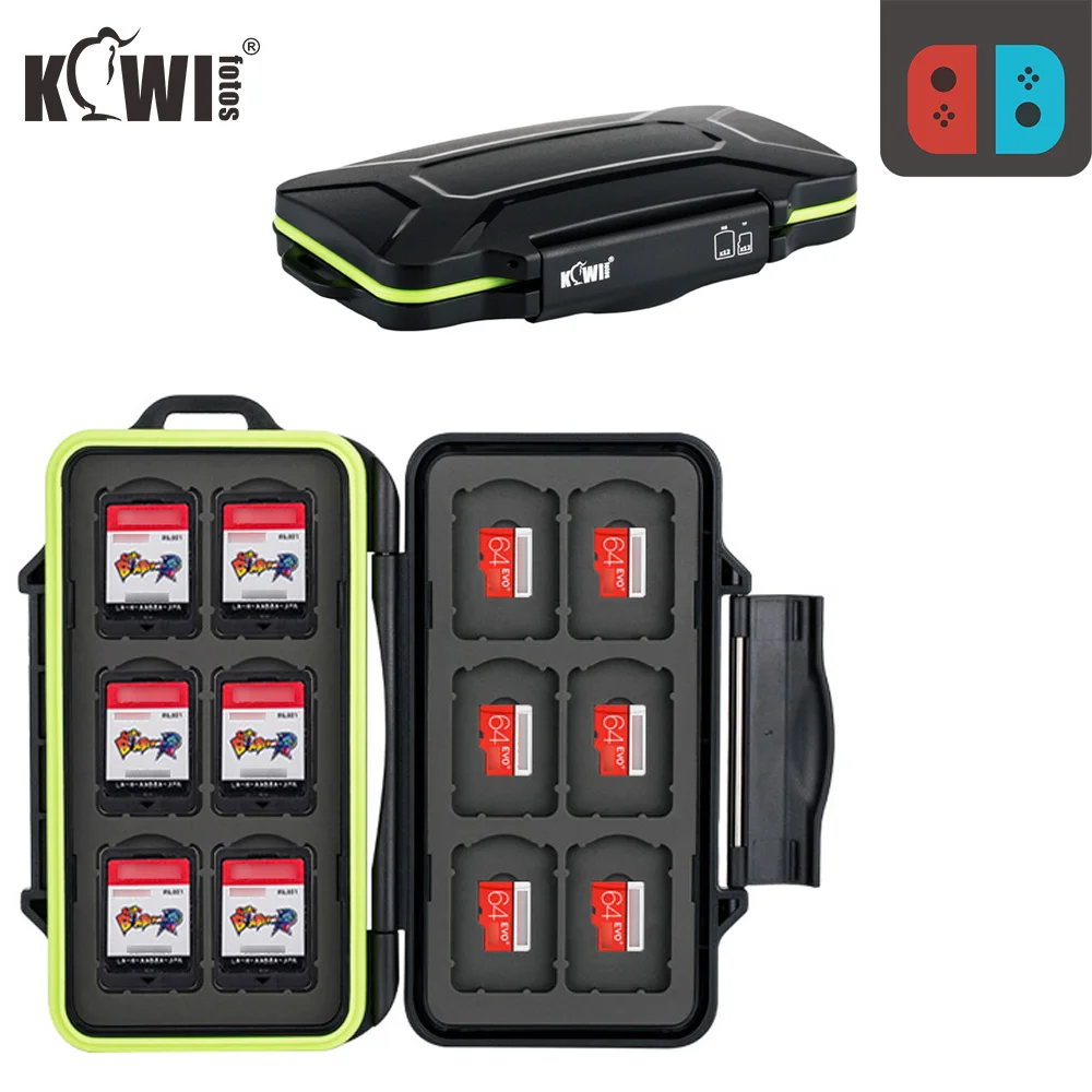 JJC Micro SD Держатель для карт памяти Nintendo Switch чехол водонепроницаемый проигрыватель