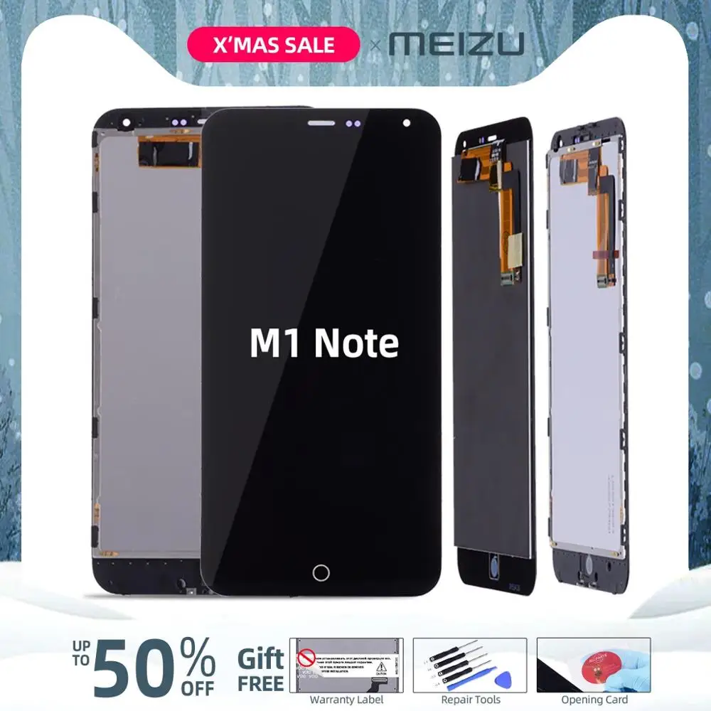 5.5" тачскрин дисплей экран для MEIZU M1 сенсорный дисплей LCD с тачскрином в рамке замена запчасти для MEIZU M1 Черный