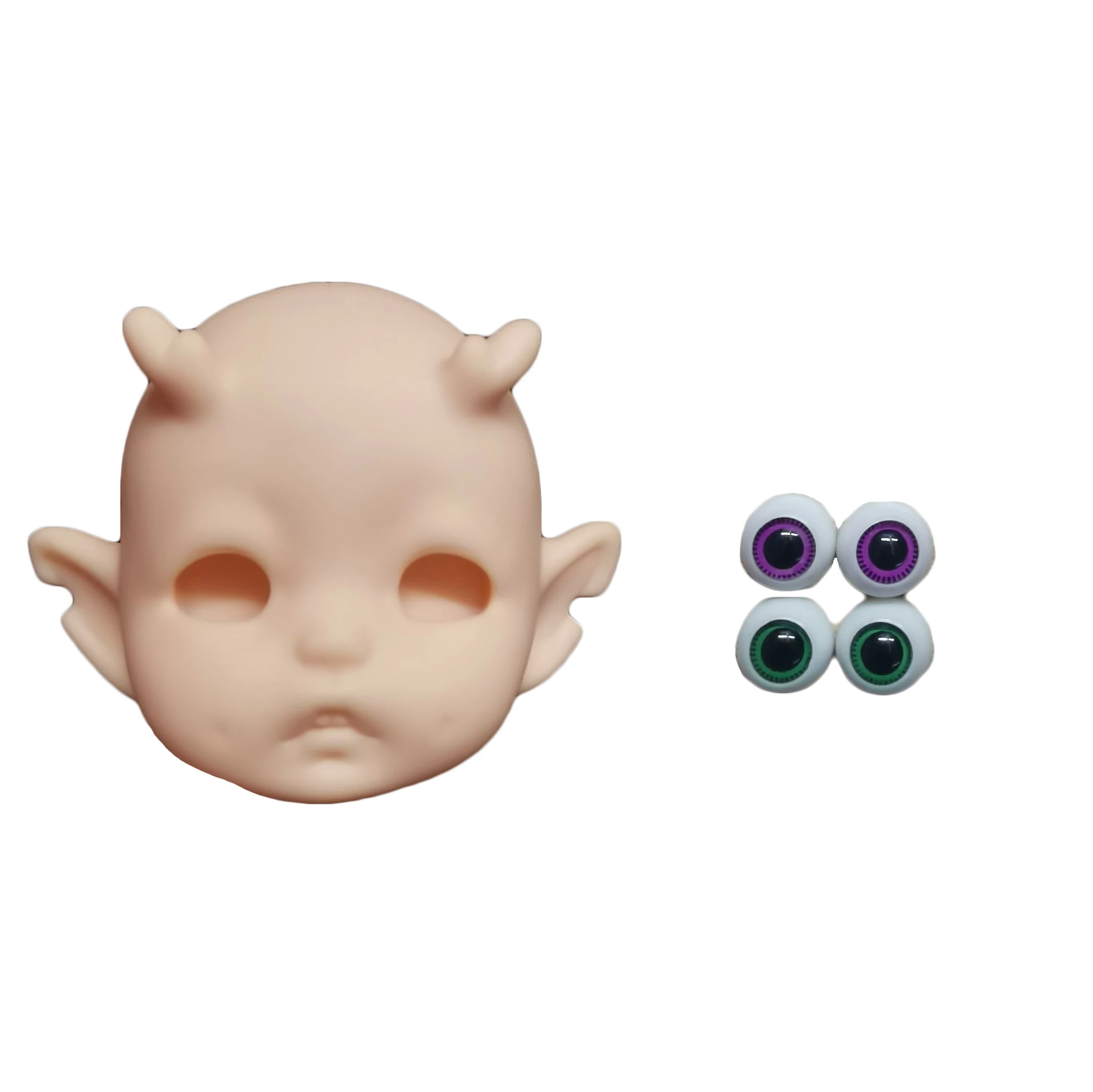 16cm Doll Ob11 Mini Elves Baby Girl Lovely 13 Joint Body Cute BJD Horned Doll without Makeup 15