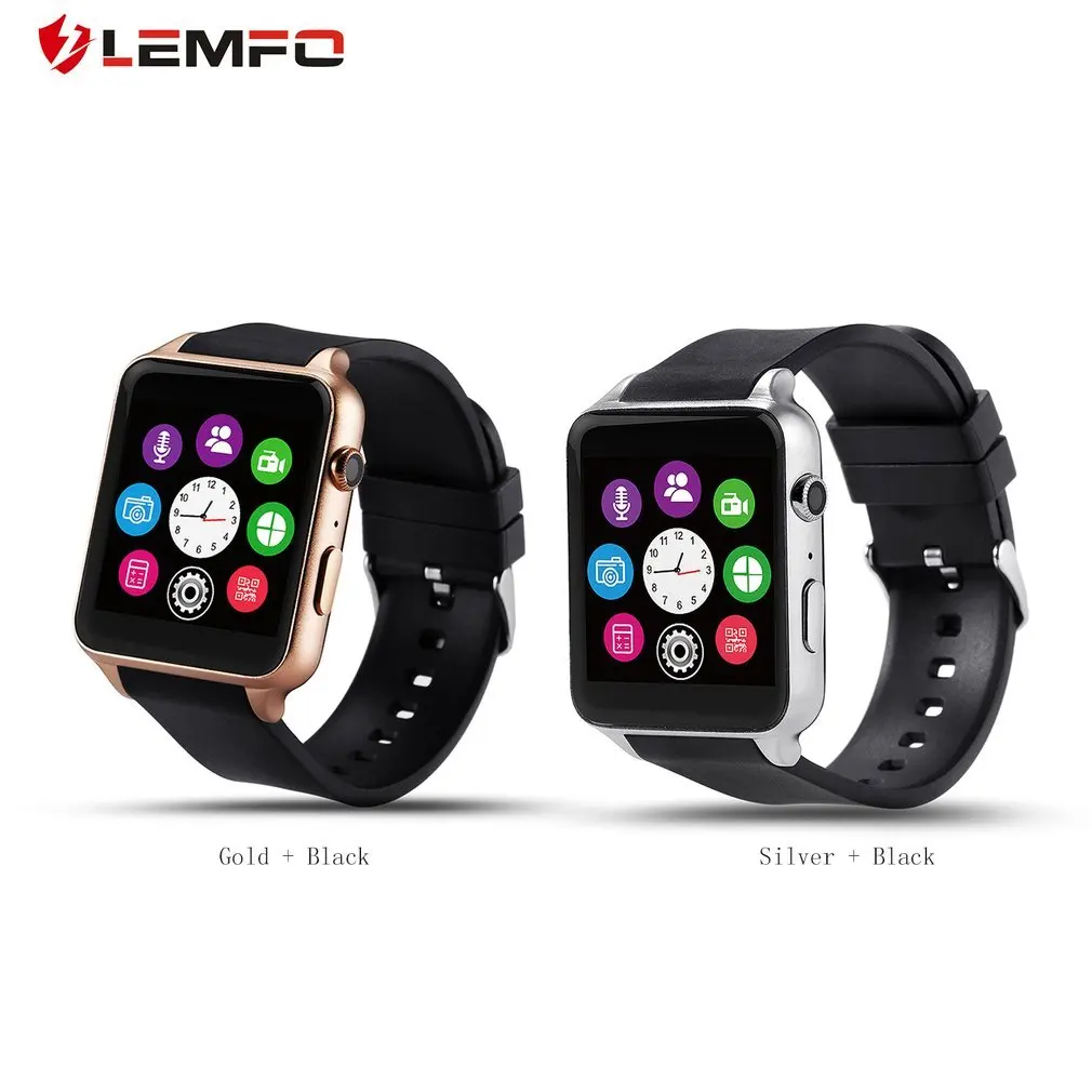 

LEMFO GT88 Heart Rate Monitor Pedometer Sport Smart Wristwatch MTK2502C for Android for iOS LCD HD Screen
