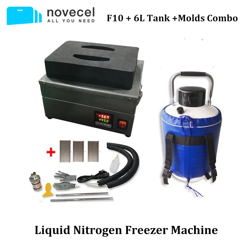  F10 Liquid Nitrogen Freeze Screen Separating Machine LCD Freezer Separator For Samsung S6 Edge S7 E