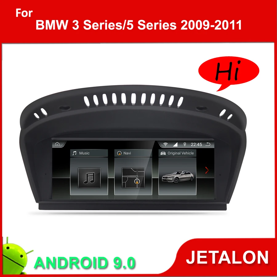 JETALON Автомобильный мультимедийный плеер для BMW 3 серии 5 E60 E90 gps Android 9 0 навигации 8