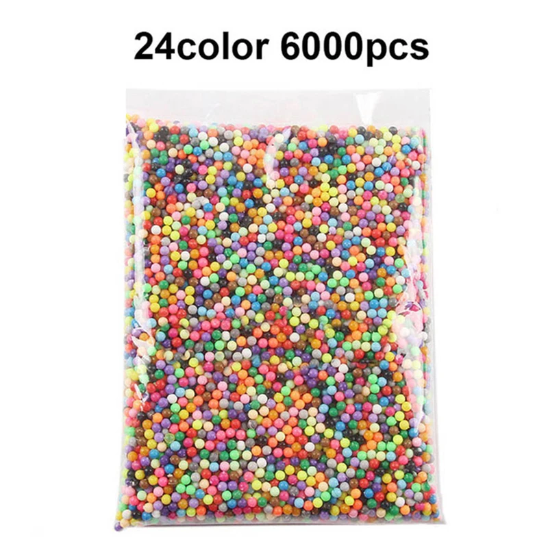 6000pcs spray beads puzzle Crystal color DIY beads water spray set ball games 3D puzzle handmade magic toys for children 8