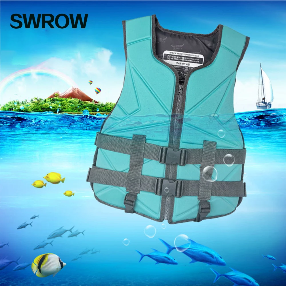Outdoor Life Jacket Neoprene Safety Life Vest Water Sports Fishing Water Ski Kayaking Boating Tight Wear Lightweight comfort