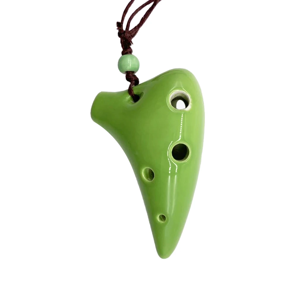 Alto C 6 отверстий керамическая подводная лодка Ocarina Стильный музыкальный