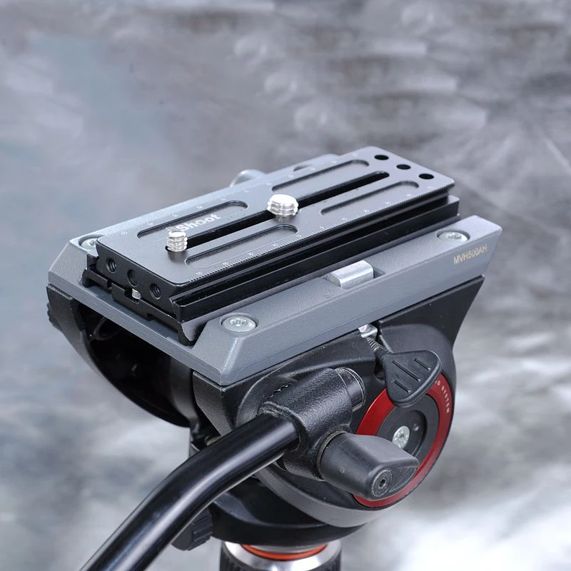 Преобразователь пластины QR iShoot для 39 мм Arca Swiss используемый Manfrotto 50 MVH500 MVH700 Gitzo G