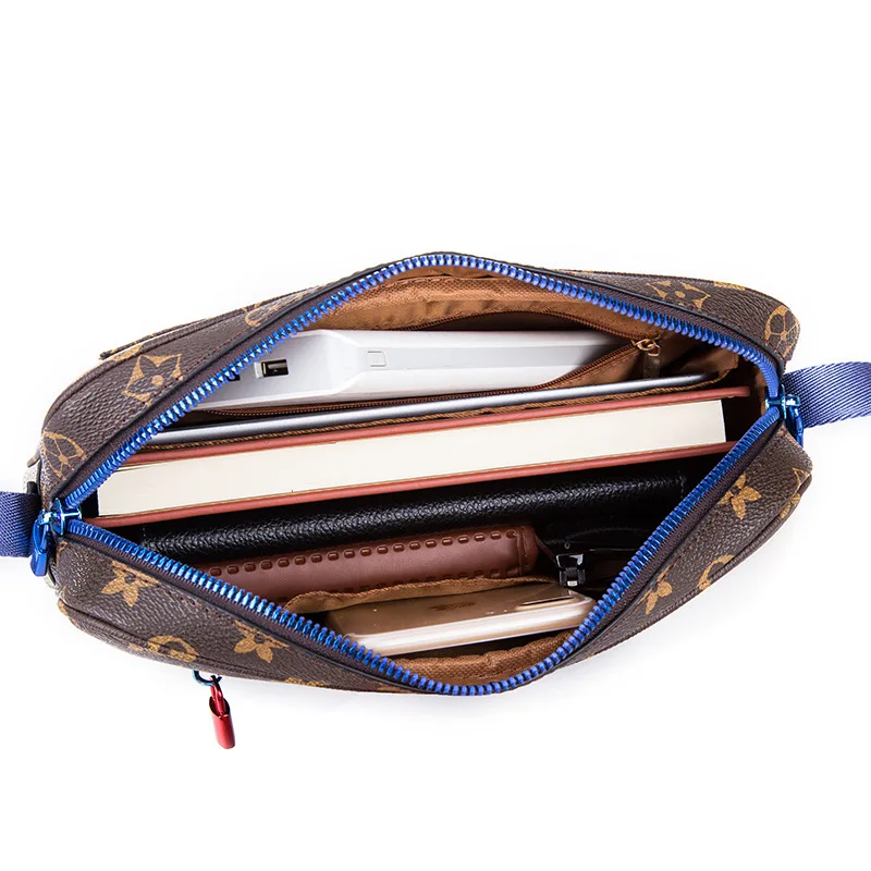 

2019 New Style Europe And America Fashion Men Casual Shoulder Bag Star Celebrity Style Shoulder Messenger Bag Wide-Strap Bag