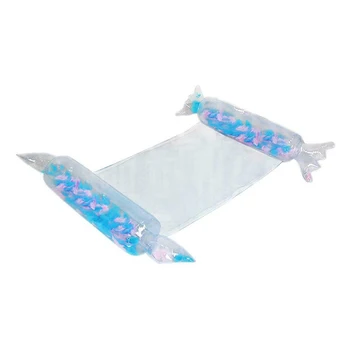 

Sequin Foldable Pool Water Hammock Netted Floating Double Backrest Floating Row Bed Sofa K888