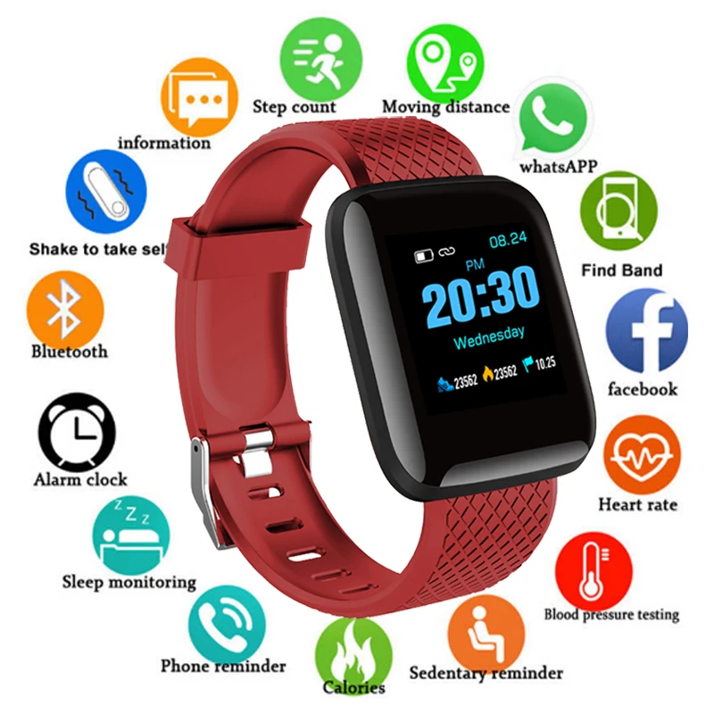 

D13 Smart Watch Men Women For Android Apple Phone Waterproof Heart Rate Tracker Blood Pressure Oxygen Sport Smartwatch