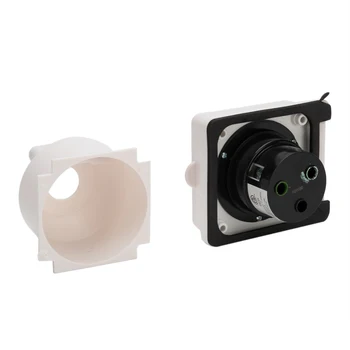 

RV 125V 30 AMP Power Plug Twist Lock Inlet with 3 Stainless Steel Pins, White
