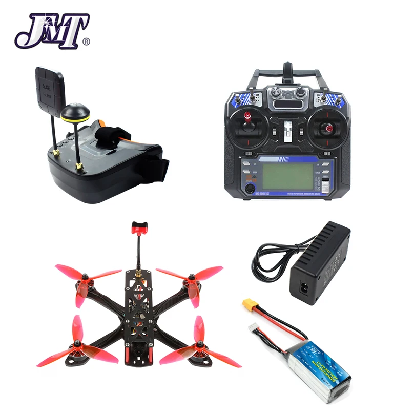 JMT RTF T220 FPV гоночный Дрон RC Квадрокоптер с пультом дистанционного управления Flysky ler F7 AIO управление полетом 2306 2400KV 3-4S моторы очки