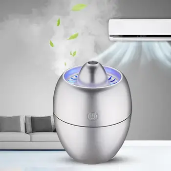 

KBAYBO 260ml Engine Shape Ultrasonic Air Humidifier Aroma Diffuser LED Blue Light Air Purifier Mini USB Home Car Mist Maker