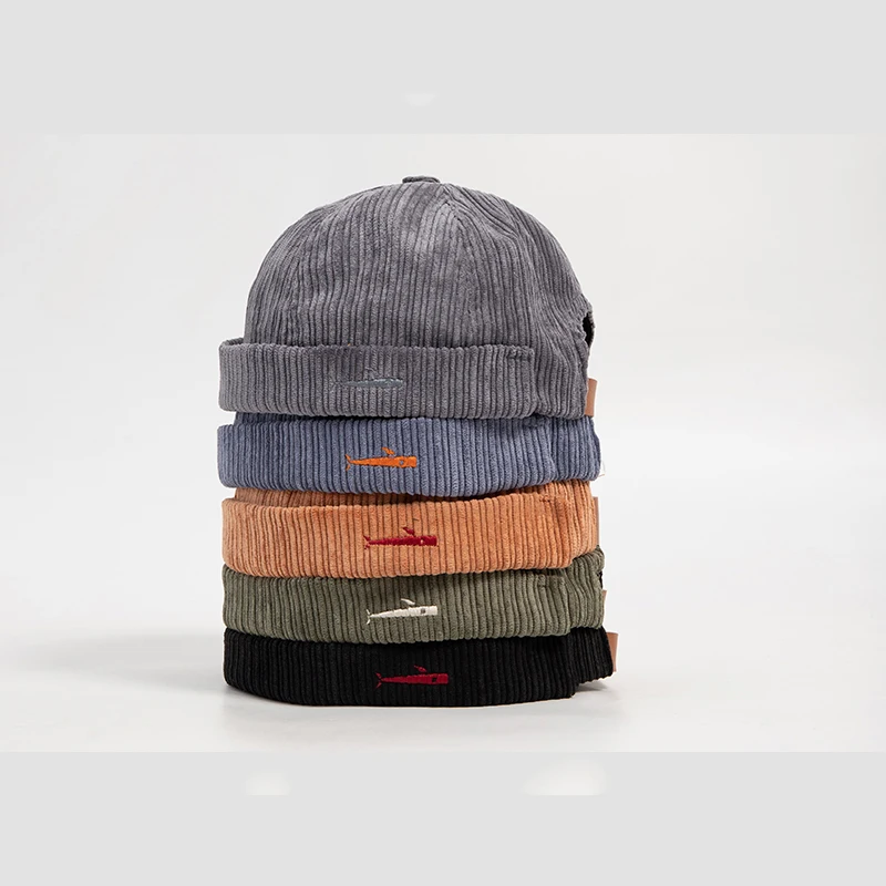 Skullcap Men Hat Women Docker Cap 