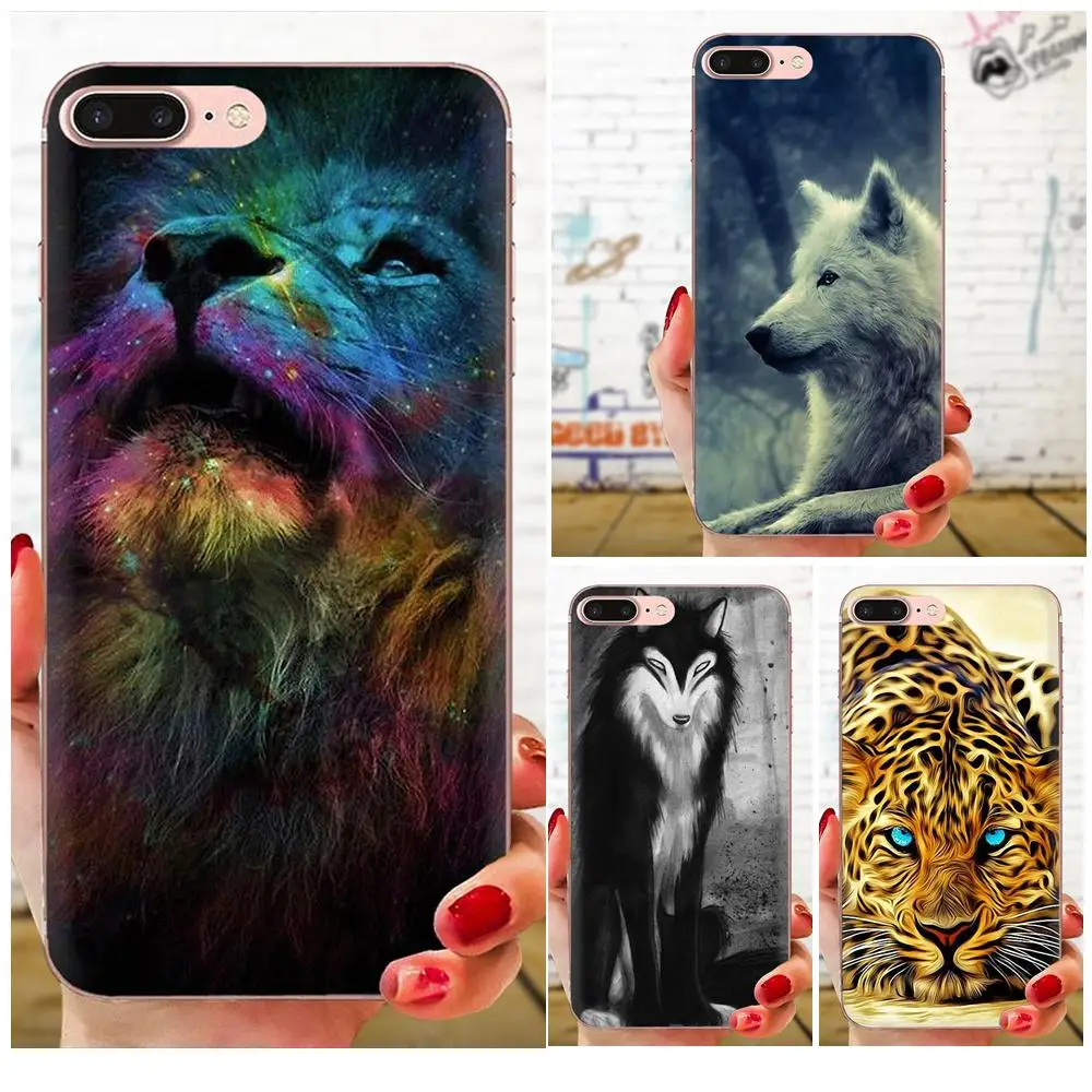Волк тигр лев для Galaxy Note 10 A10E A10S A20S A30S A40S A50S A6S A70S A730 A8S M10S M30S Lite Plus Мягкий Топ продаж |