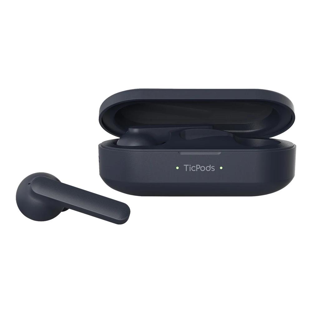 Наушники TicPods, TWS, настоящие беспроводные наушники, беспроводные Bluetooth наушники, шумоизоляция, водонепроницаемые, с микрофоном, зарядная коробка