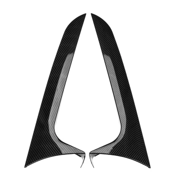 

Hot Carbon Black Look Rear Window Side Spoiler Spoiler Canard Canards Splitter For Audi A6 C7 Allroad TDI Quattro for Avant 2012