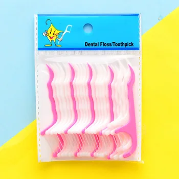 

25pcs/set Dental Floss Pick Dental Flosser Tooth Stick Dent Teeth Pick Dental Cleaning Thread For Teeth