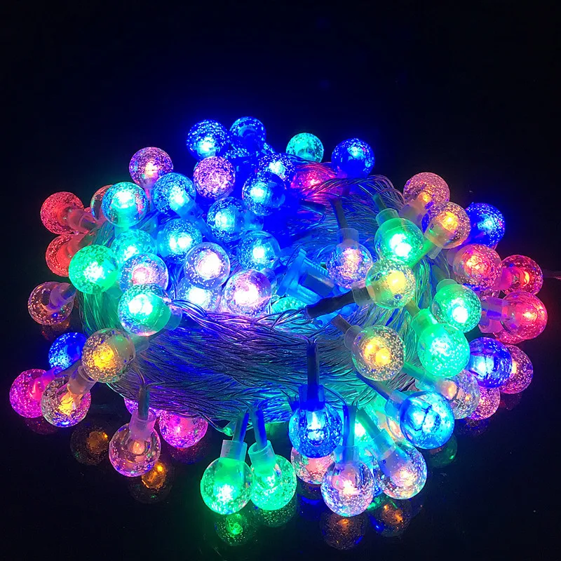 Acheter 3M 20 LED boule de coton colorée LED chaîne noël fête de mariage  fée lumières