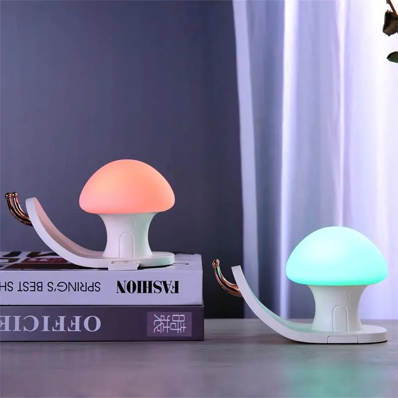 

Creative Mini LED Snail Night Light Auto Mushroom Lamp Built-In Light Sensor Control Light Wall Lamp For Baby Kids Bedroom