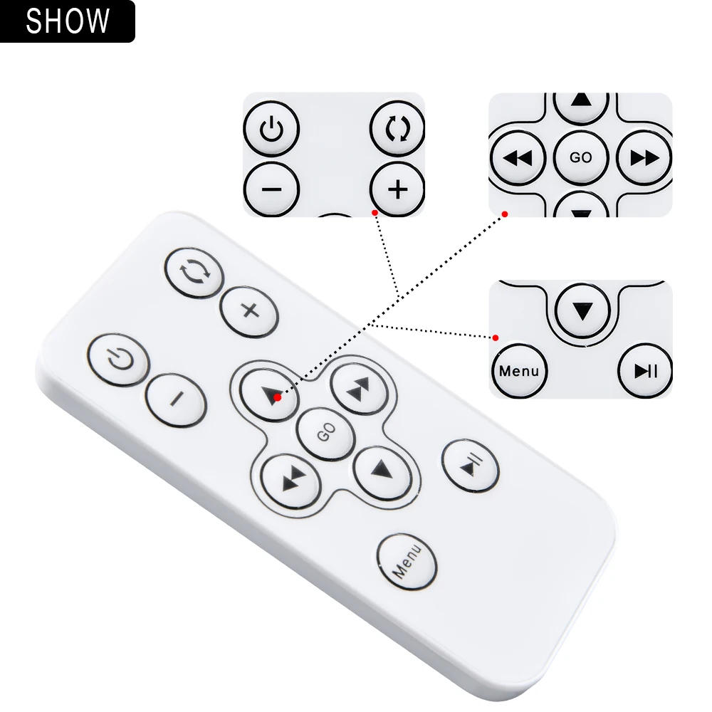 Controle Remoto Adequado para Itamtam x7 Mm3 rf Sistema de Áudio Player Controlador Novo - Image 6