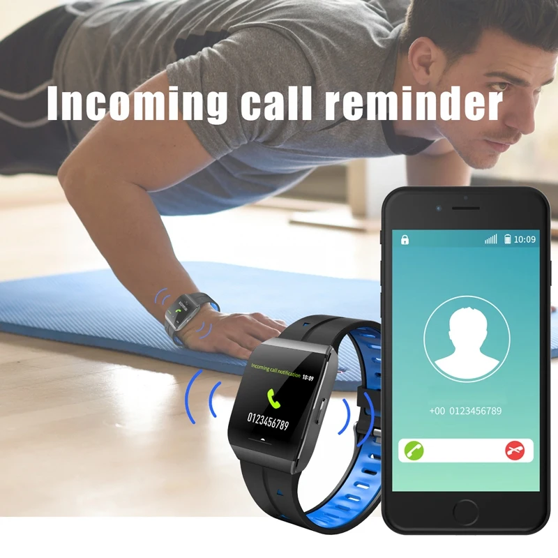 

Smart Sport Bracelet X1 IP68 Waterproof Color Screen Smart Watch Heart Rate Monitor Fitness Band Tracker Weather Smart Band