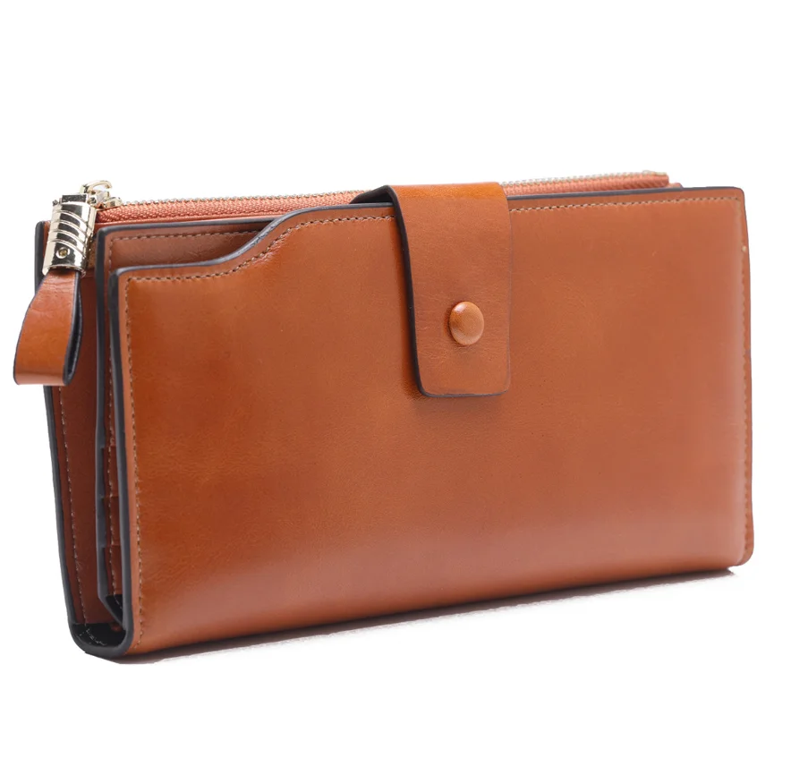 

Large capacity long credit card package multi-function women's wallet Leather Multifunction Wallet