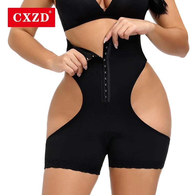 

CXZD 2021 New High Waist Women's Control Panties Butt lifter Tummy Control Briefs Wedding Pant Body Shapers Sexy Lift Up Buttock