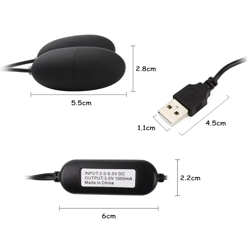 Двойной вибратор 12 частоты вибрирующее яйцо Стимулятор клитора USB изделие для