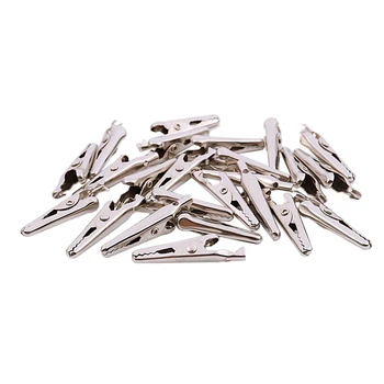 

25Pcs Metal Insulated Alligator Clips Test Lead Crocodile Clamps