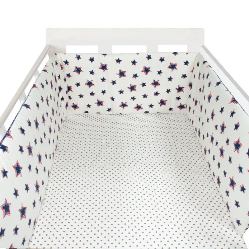 Berço do Bebê Pára-choques dos Desenhos Conjuntos de Cama do Bebê Cama Animados Algodão Espessamento Bebê Pára-choques 1 Pçs Apenas 200*28cm 100%