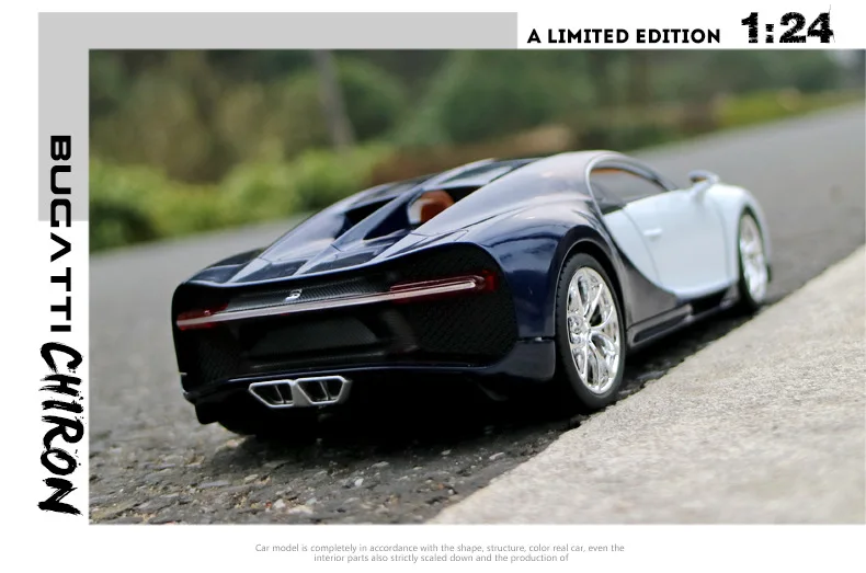 Welly 1:24 Bugatti chiron автомобиль сплав модель автомобиля моделирование автомобиля украшение коллекция подарок игрушка Литье модель игрушка для мальчиков