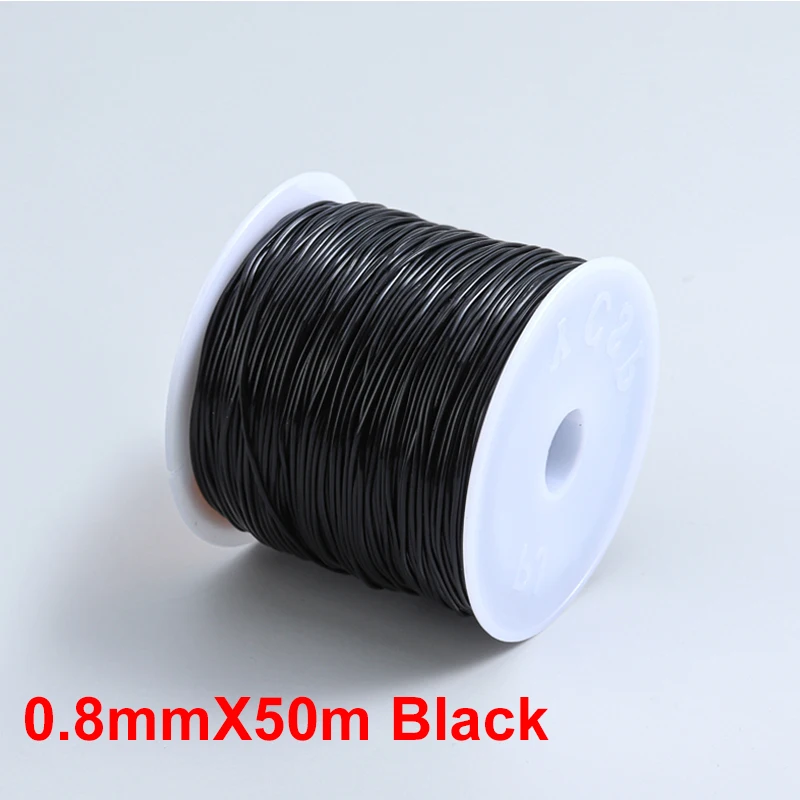 25-100M Strong Crystal Elastic Cord String Rope Wire For Bracelet 0.5-1.0mm DIY 