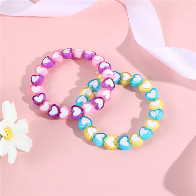 Cute Charms Bracelet For Children Heart Star Beads Friendship Bracelet For  Girls Jewelry Accessories 2021 New