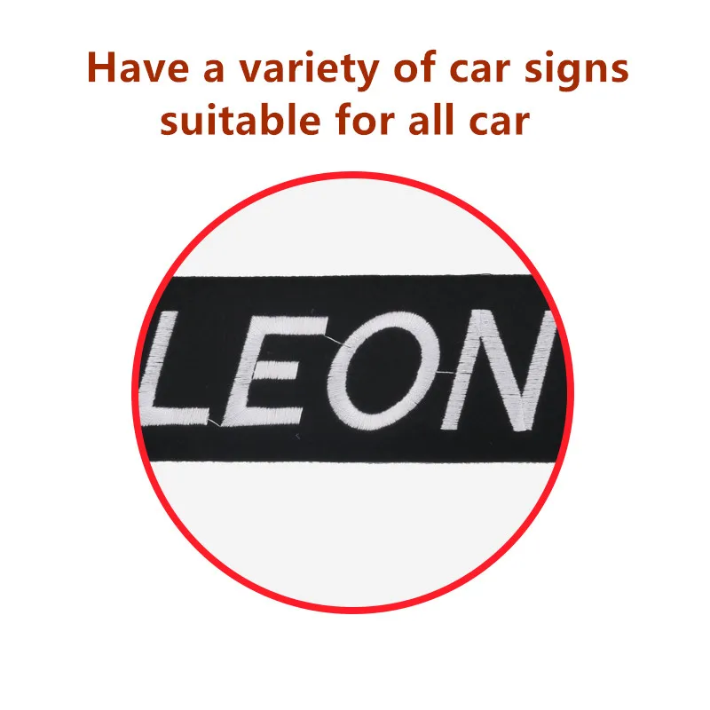 33 см Хлопковый чехол для автомобиля для Seat Leon гоночные аксессуары автостайлинг