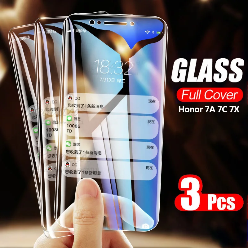 Защитная пленка 9H для Huawei Honor 7a 7c pro закаленное стекло honor hono 7 a c защитная 3 шт. |