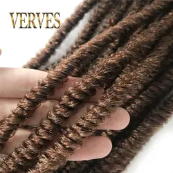 VERVES, на крючках, косички, Гаванские кудри волос 16 дюймов 60 г Термостойкое волокно эффектом деграде (переход от темного к синтетические