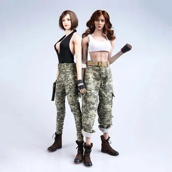 

1/6 Scale TYM039 Men Fashion Camouflage Clothing Female Outdoor Camouflage Uniform Clothes For 12" Action Figure Body Doll Toy